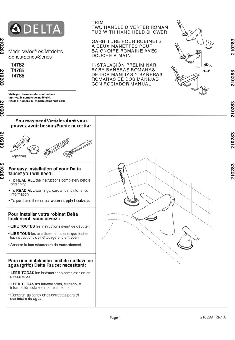 Delta T4782 Rhythm User manual