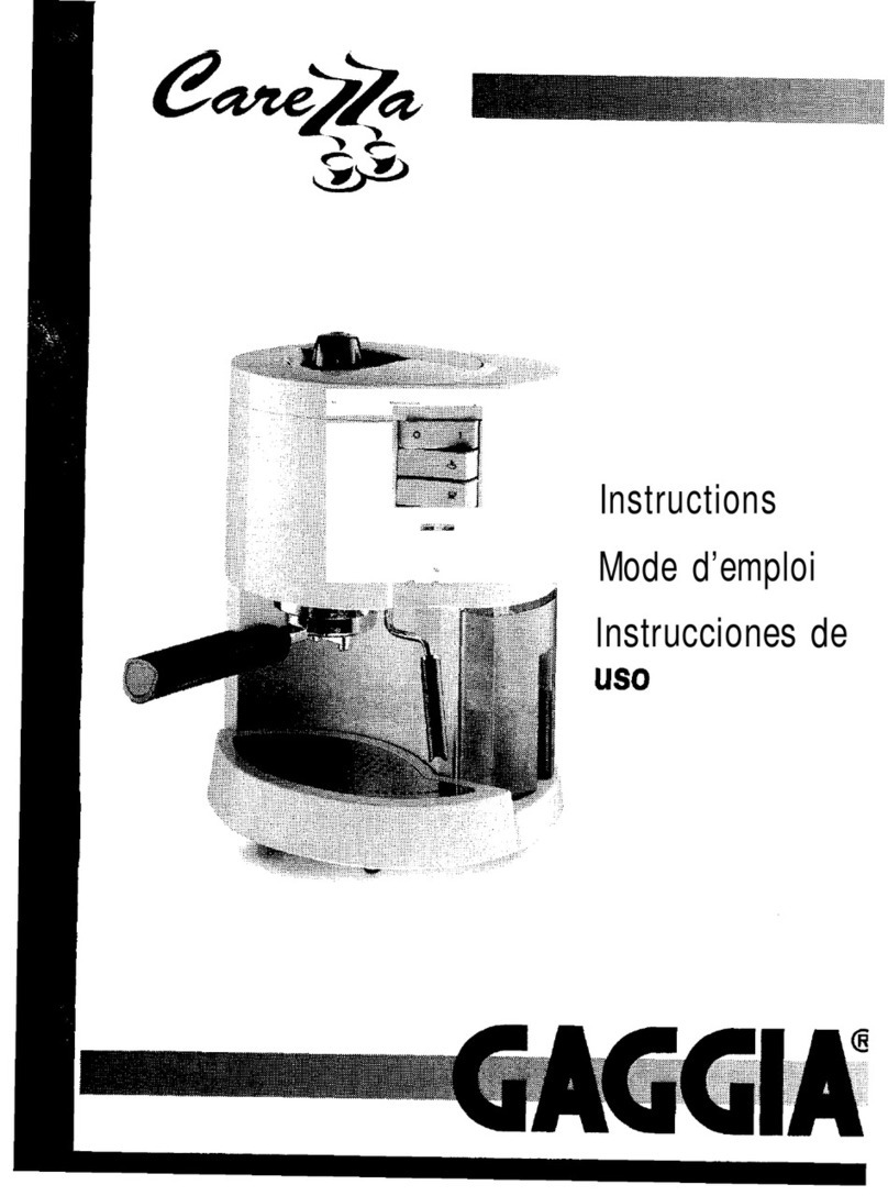Gaggia Carezza Series instructions