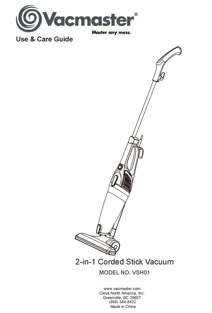 Vacmaster VSH01 Use & care guide