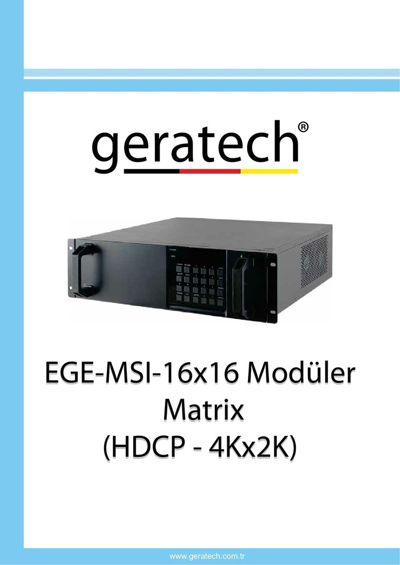 geratech EGE-MSI-16x16 manual