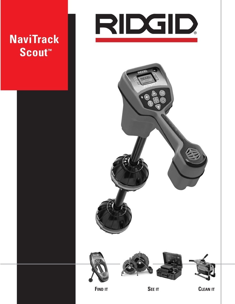 RIDGID NaviTrack Scout operating instructions