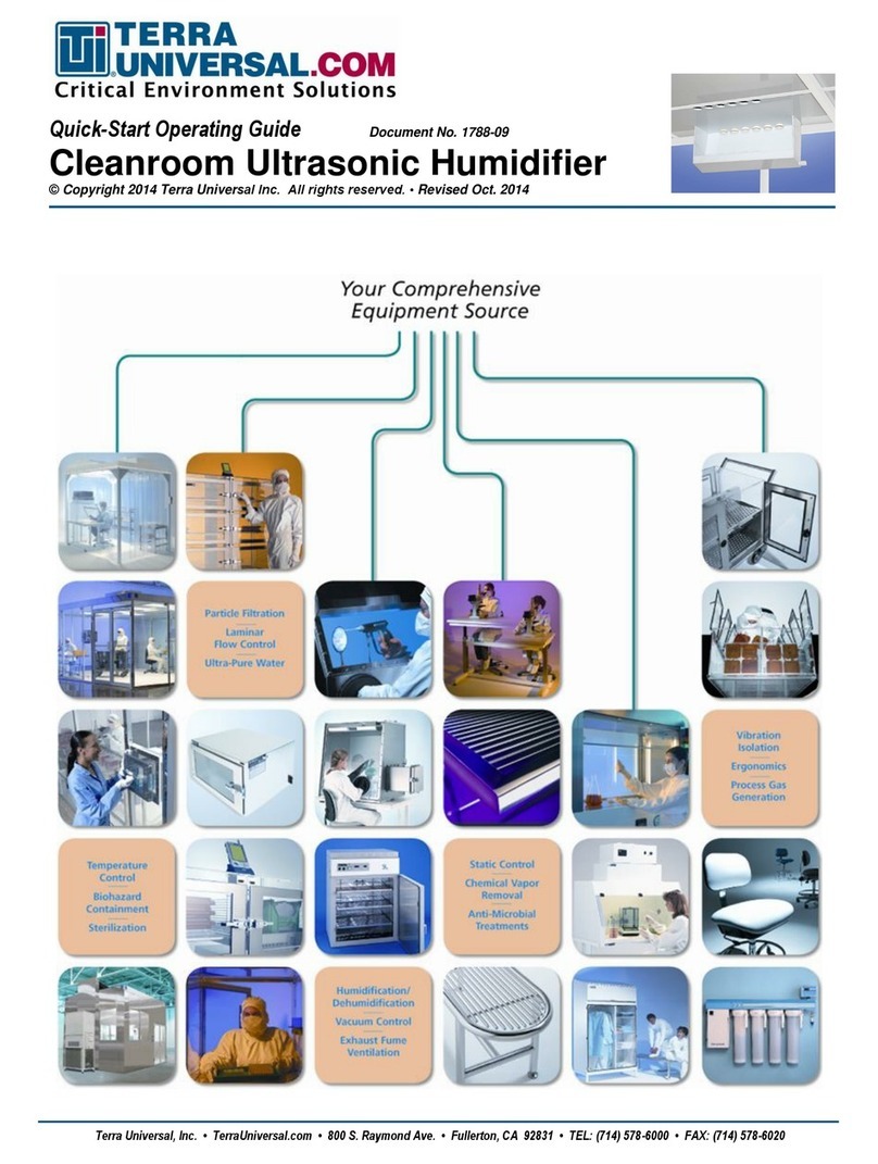 HUMIDIFIRST MIST-PAC SERIES owner's manual