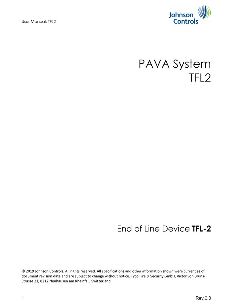 Johnson Controls LDATFL2S01 user manual