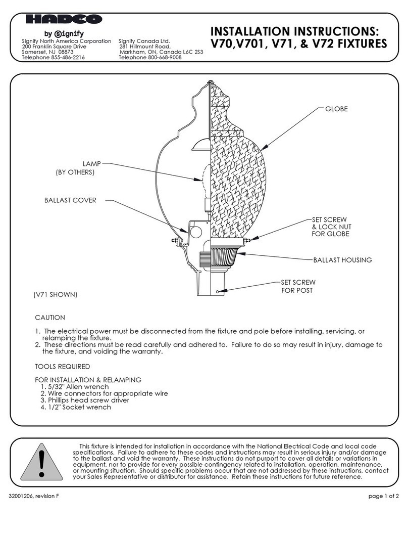 SIGNIFY HADCO V70 User manual
