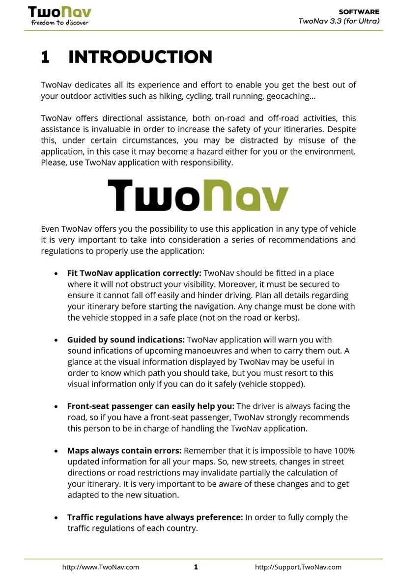 CompeGPS Twonav Ultra User manual
