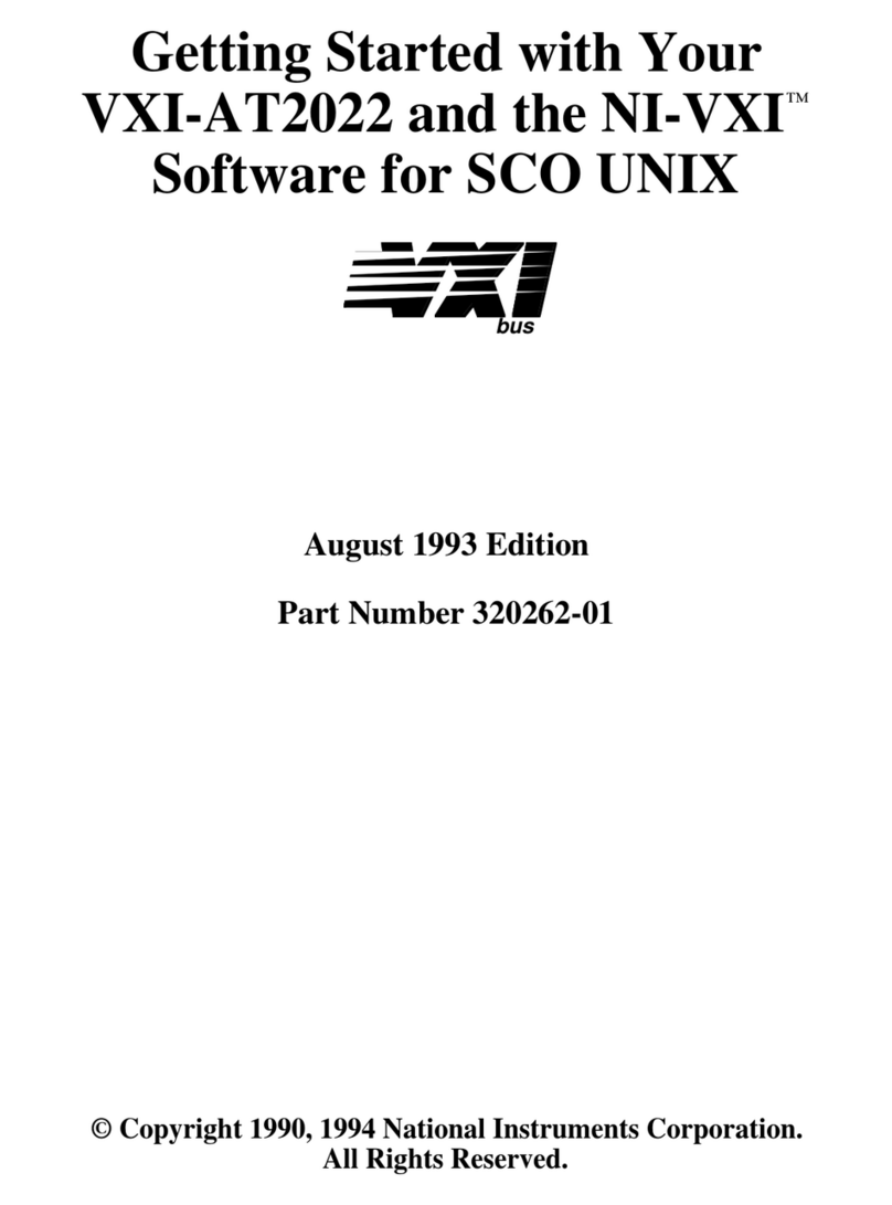 National Instruments VXI-AT2022 User manual