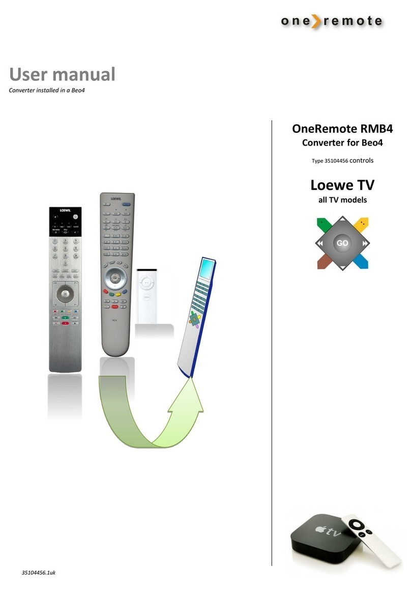 One Remote OneRemote RMB4 user manual