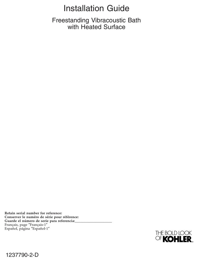 Kohler K-2593-VBW-0 User manual Kohler K-2593-VBW-0 User manual