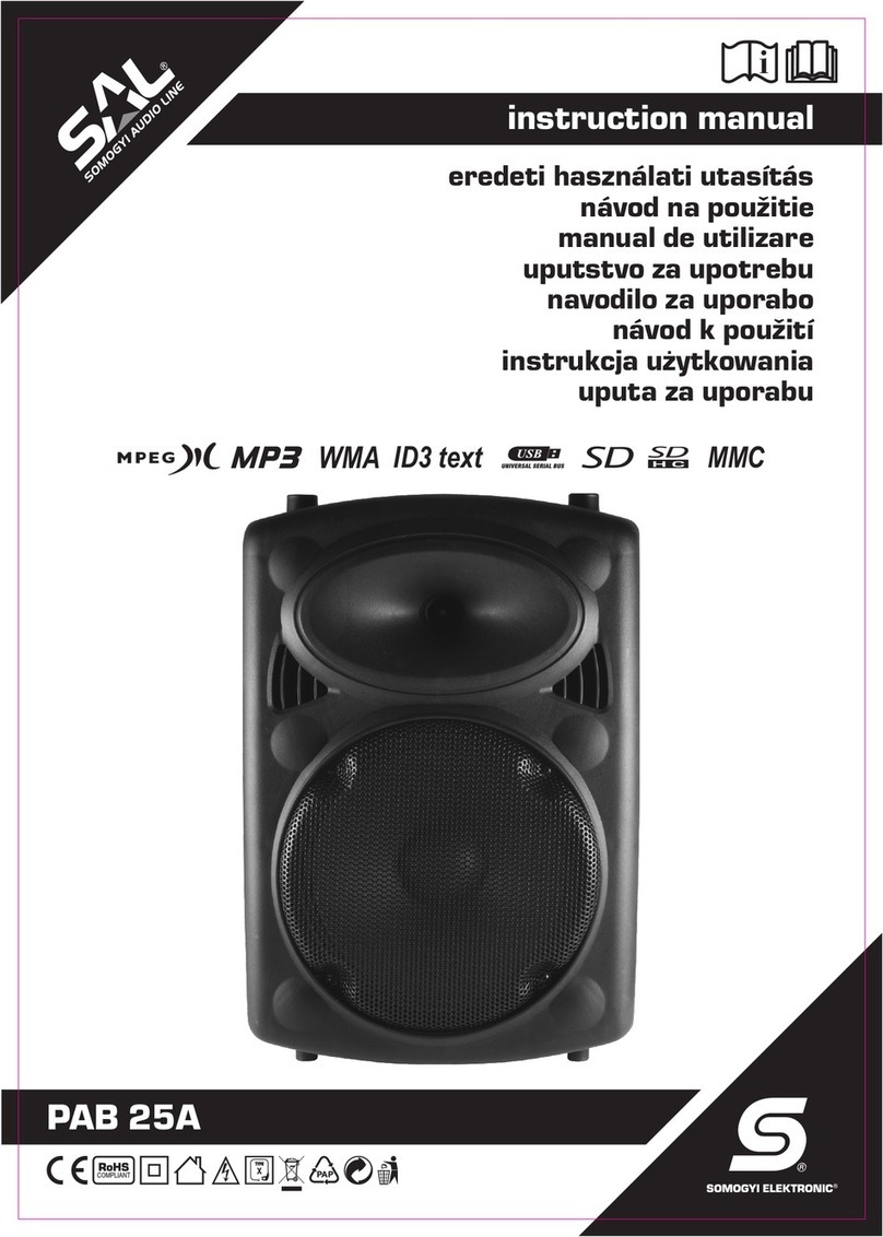 Somogyi SAL PAB25A instruction manual