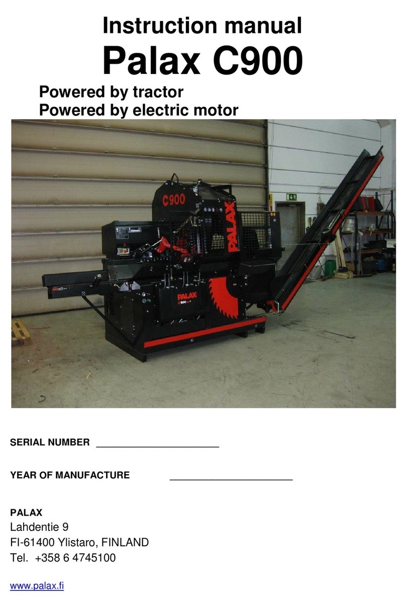 Palax C900 instruction manual