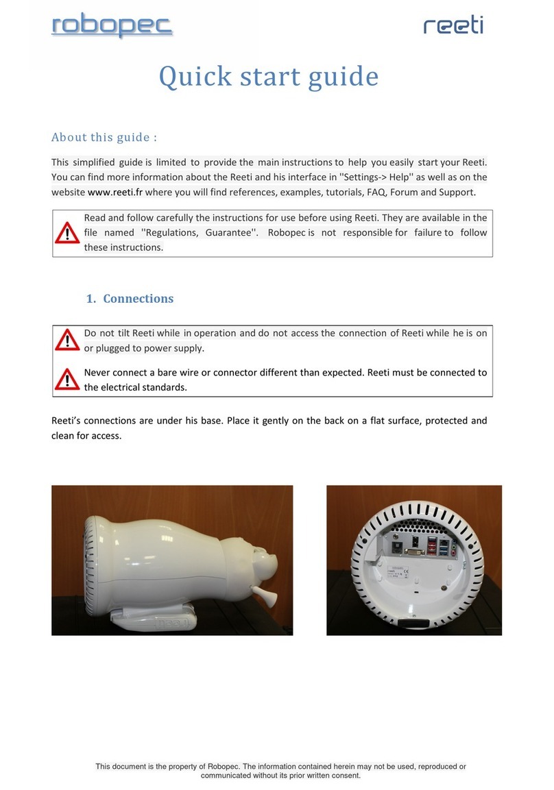 ROBOPEC Reeti quick start guide