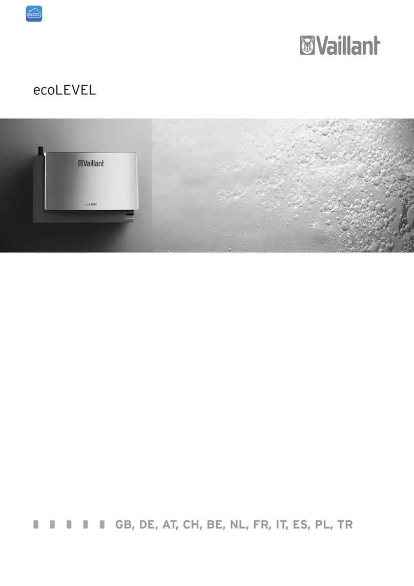 Vailant ecoLEVEL operating manual