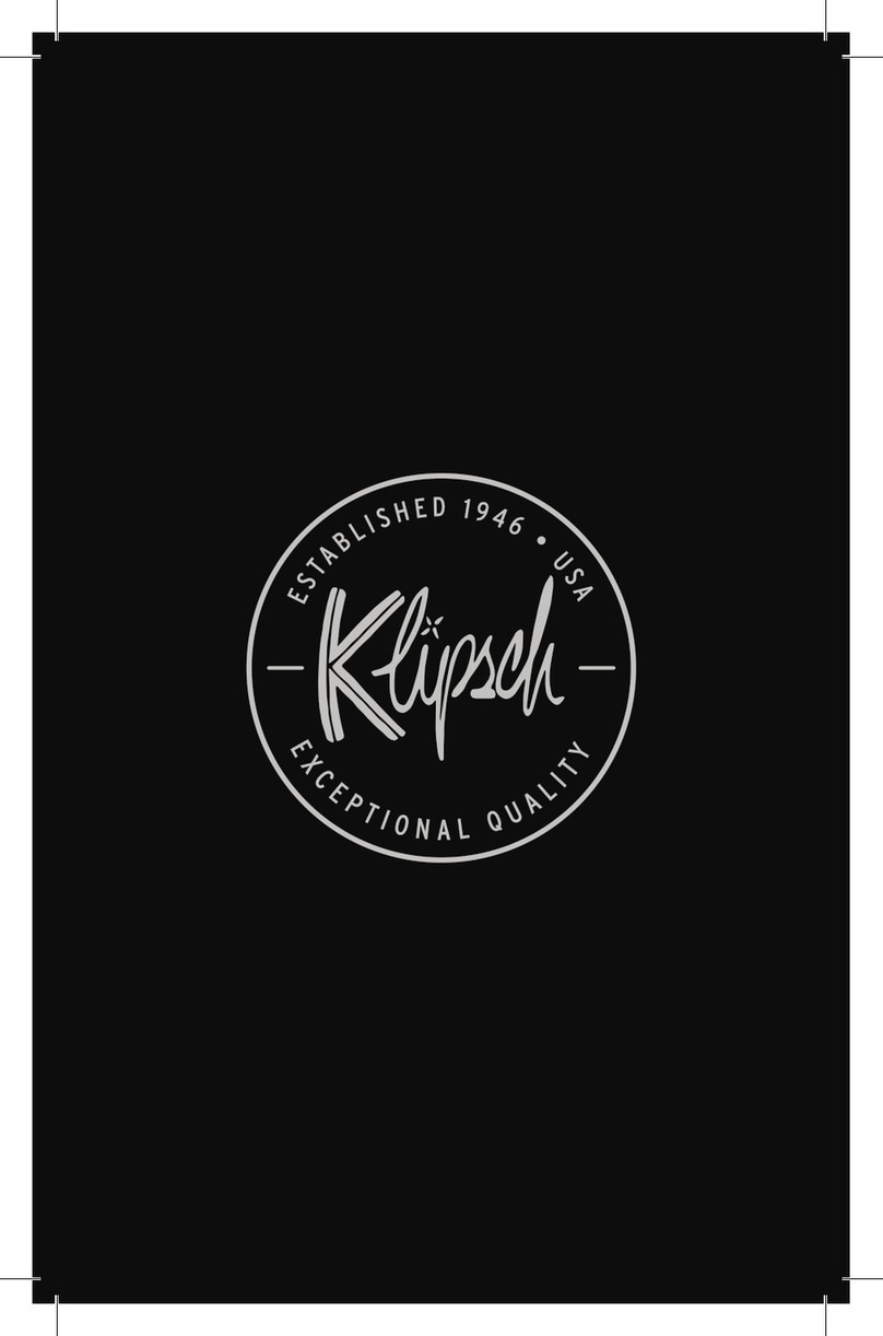 Klipsch Synergy S-1 User manual