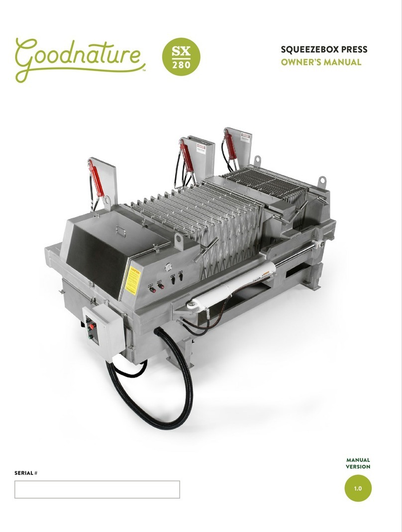 goodnature SX 280 User manual