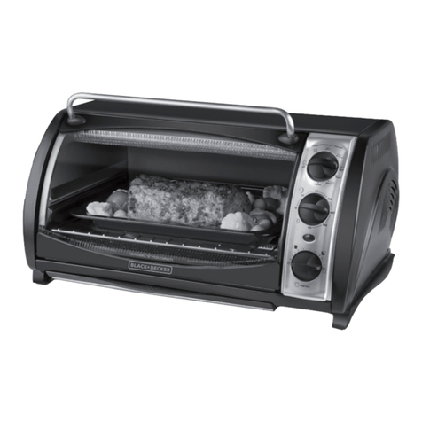 BLACK DECKER TOAST-R-OVEN HORNO ASADOR CTO650 User manual