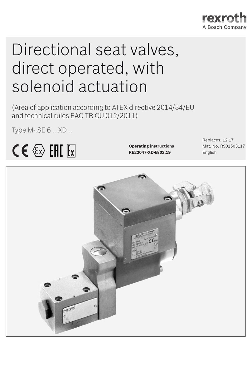 Bosch Rexroth M SE 6 XD Series operating instructions