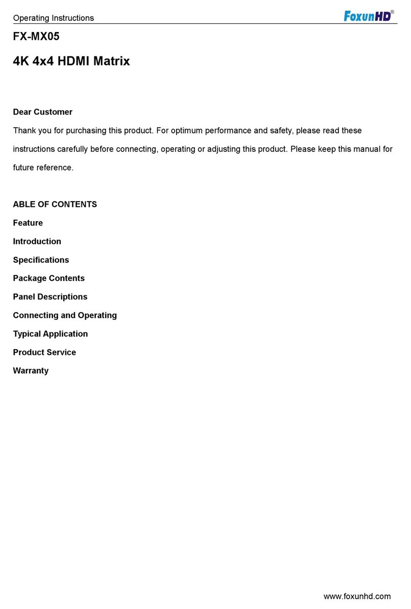 foxunhd FX-MX05 operating instructions