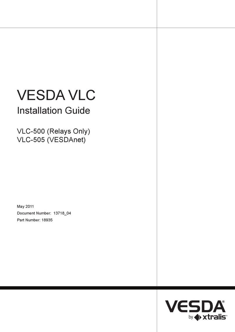 Xtralis VESDA VLC-500 installation guide
