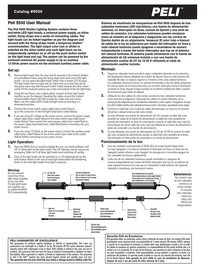 PELI 9500 user manual