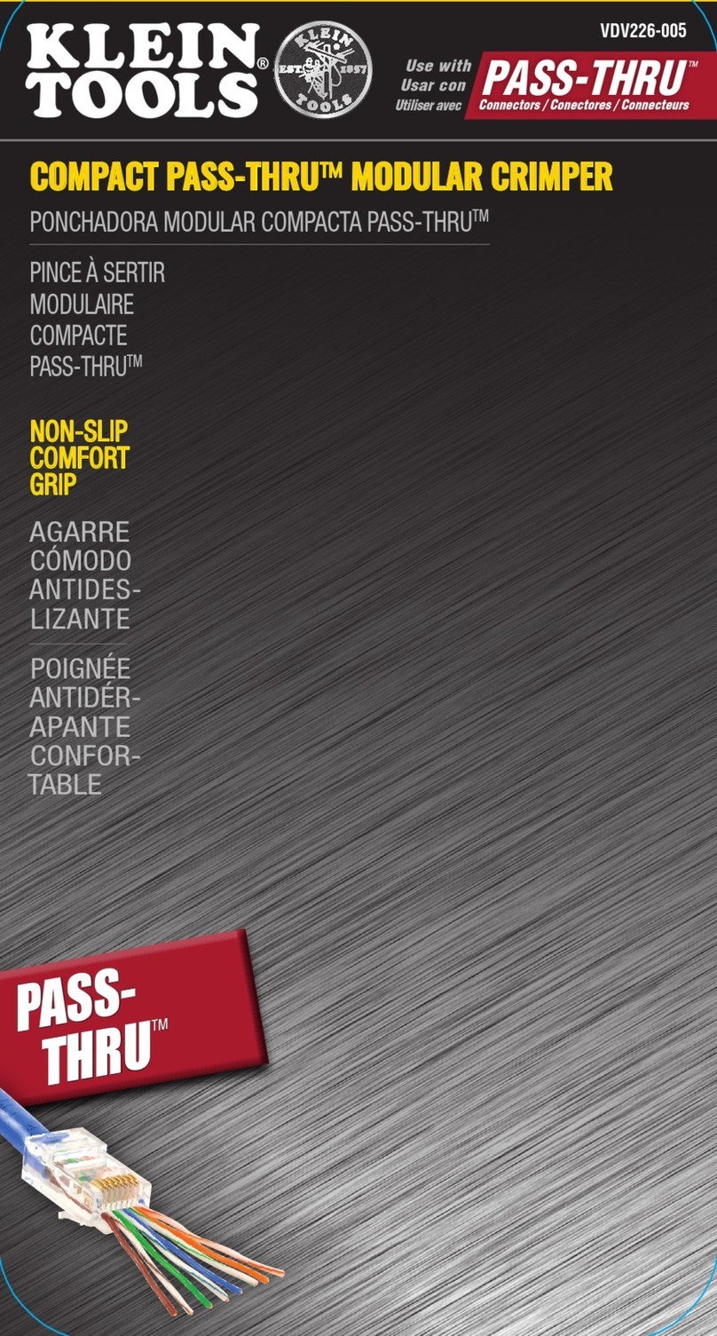 Klein Tools PASS-THRU User manual
