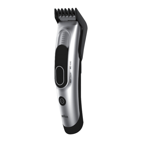Braun HC5090 User manual