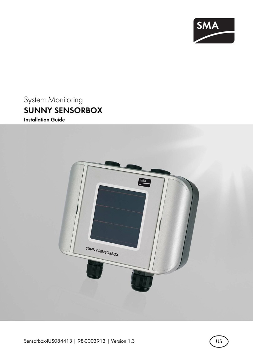 SMA SUNNY SENSORBOX User manual
