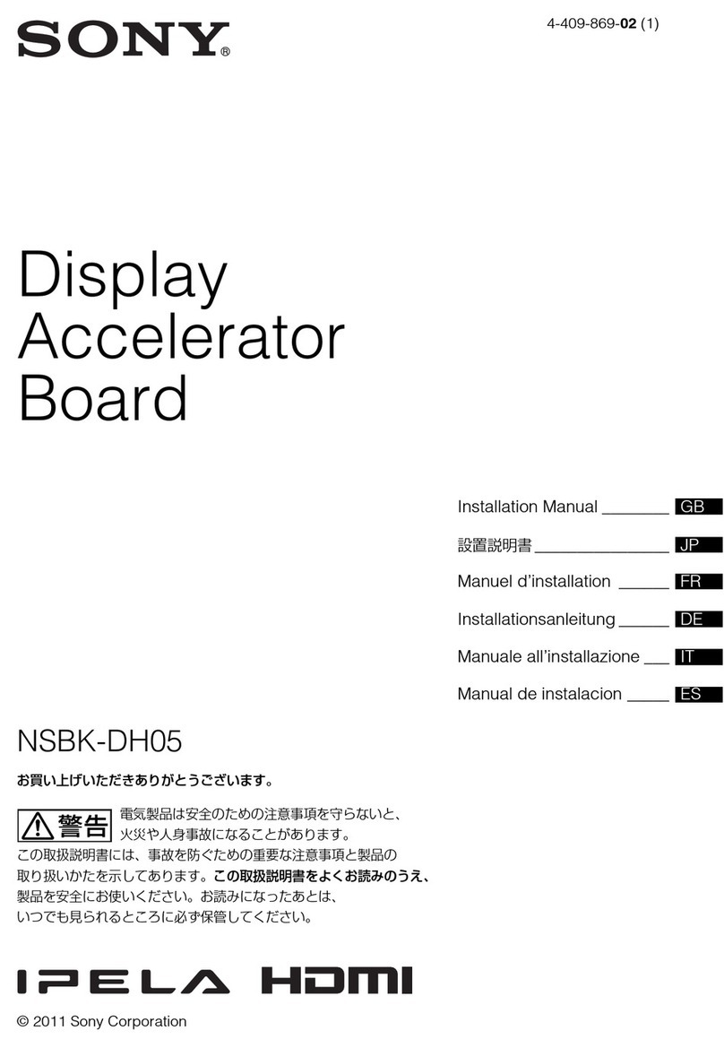 Sony NSBK-DH05 User manual