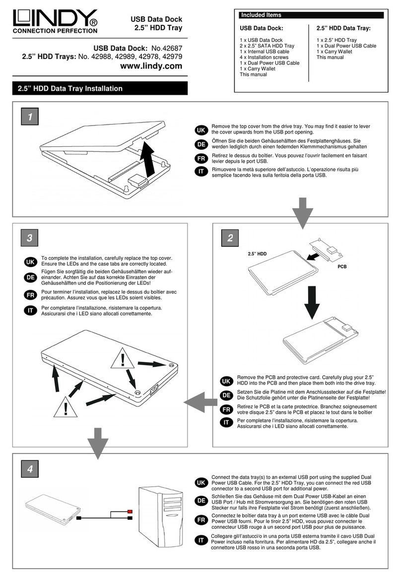 Lindy 42687 quick start guide