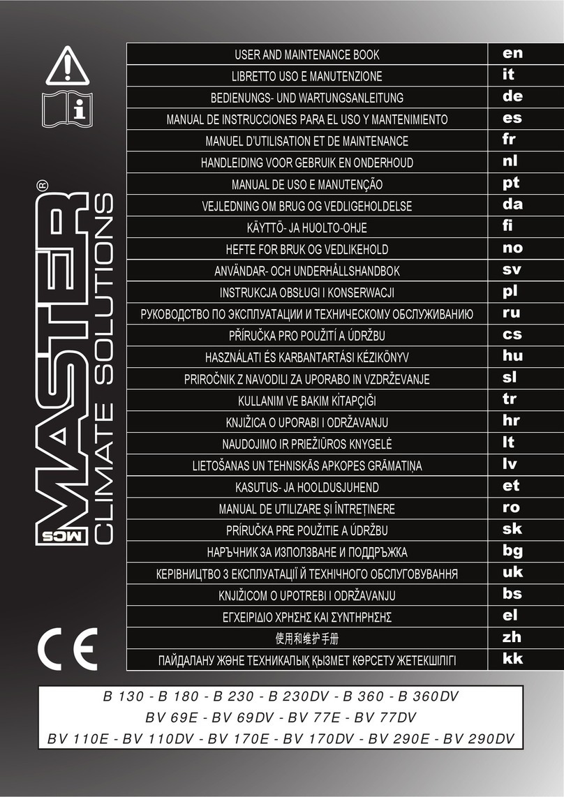 MCS Master B 130 User and Maintenance Book