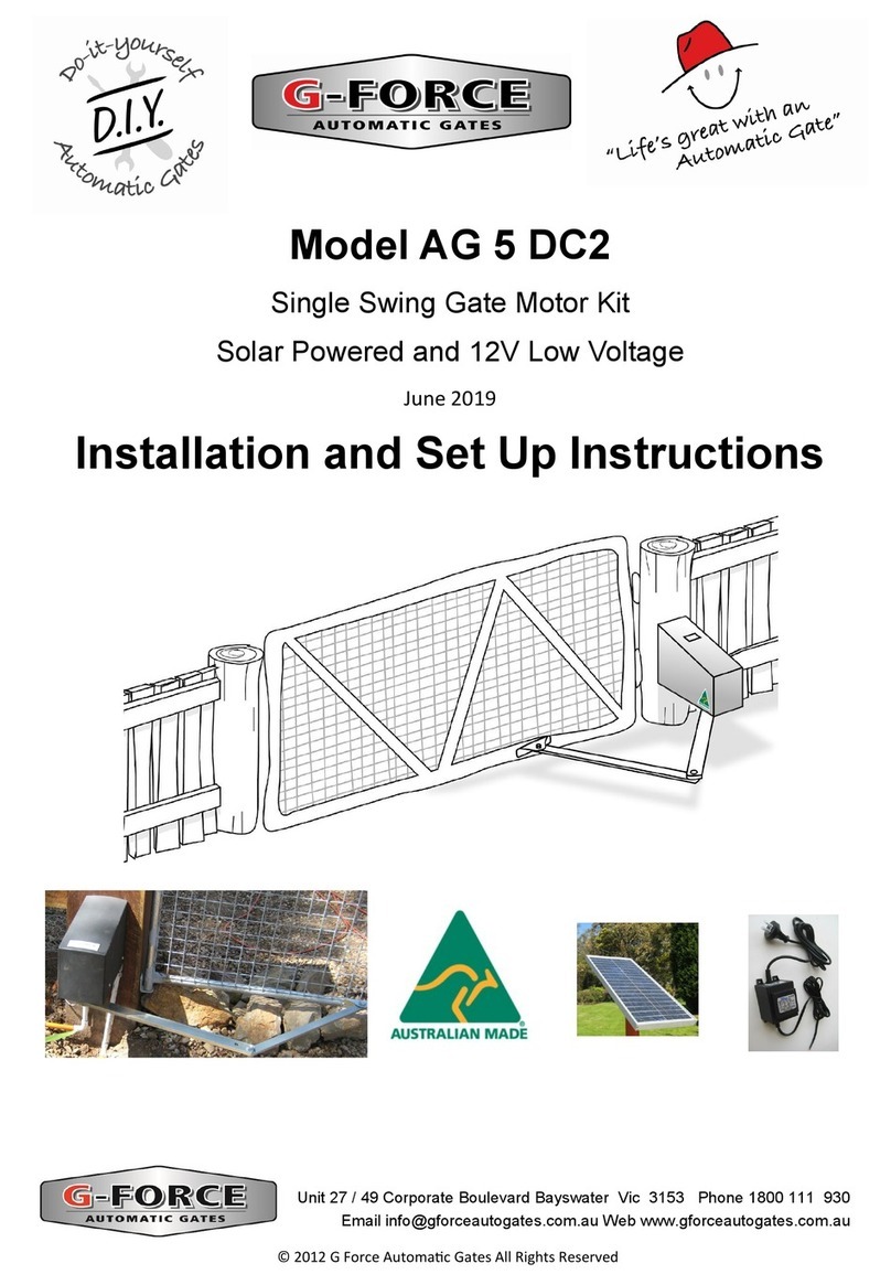 G-Force AG 5 DC2 Manual