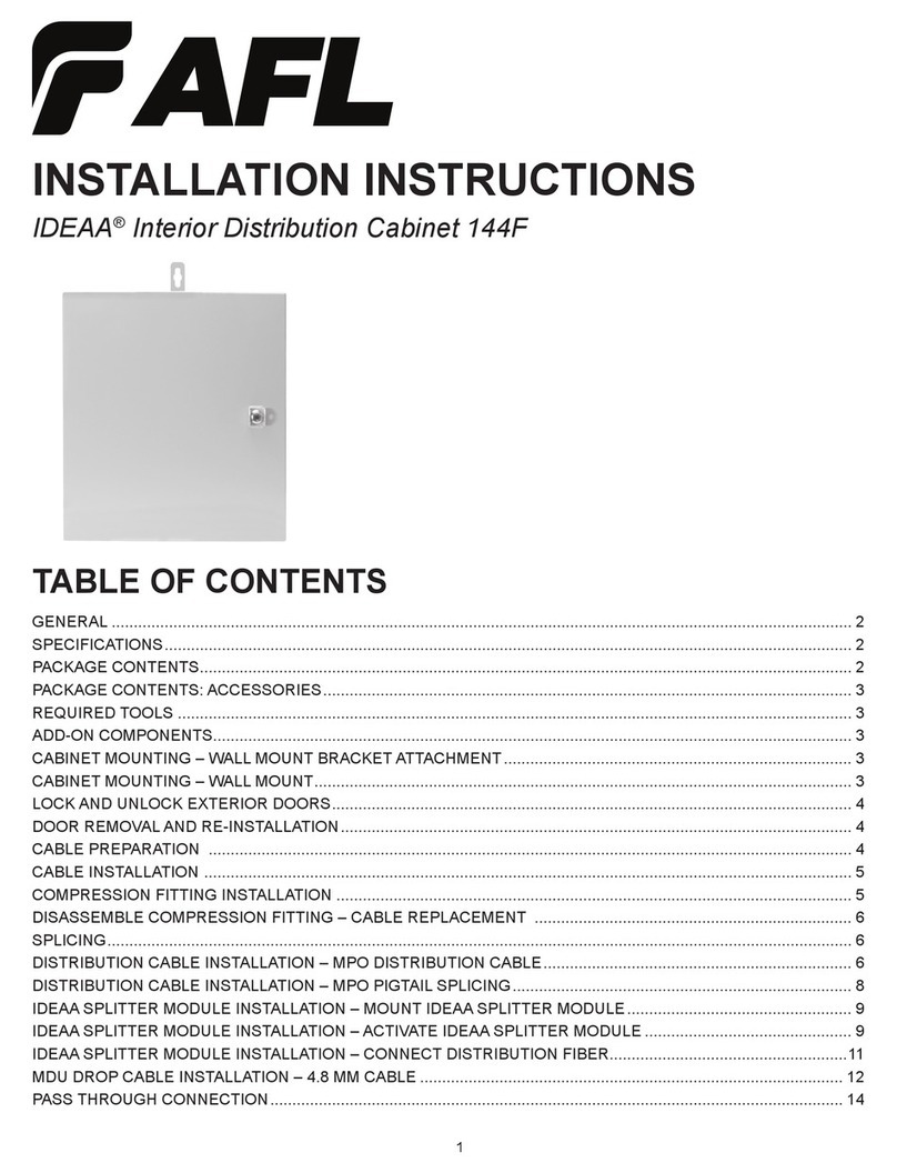 AFL IDEAA 144F installation instructions