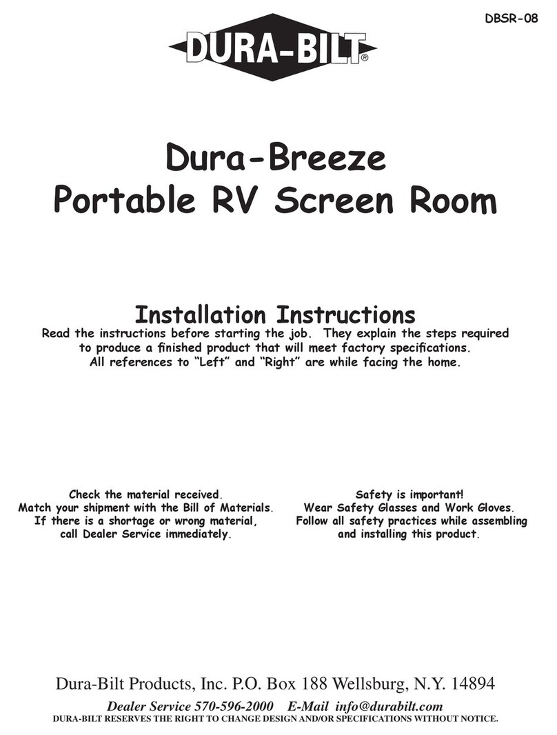 Durabilt Dura-Breeze installation instructions
