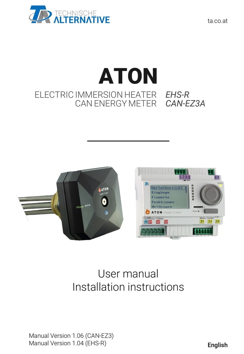 TEHNISCHE ALTERNATIVE ATON EHS-R user manual