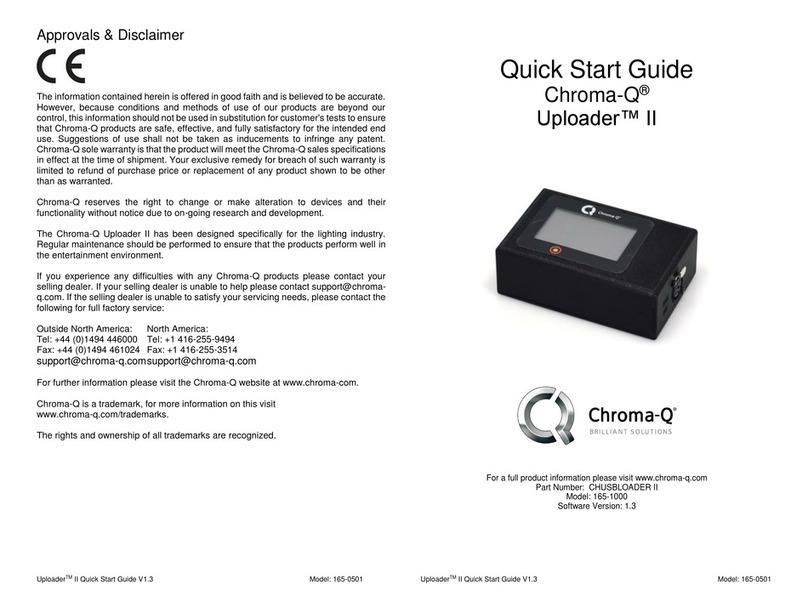 Chroma Uploader II quick start guide