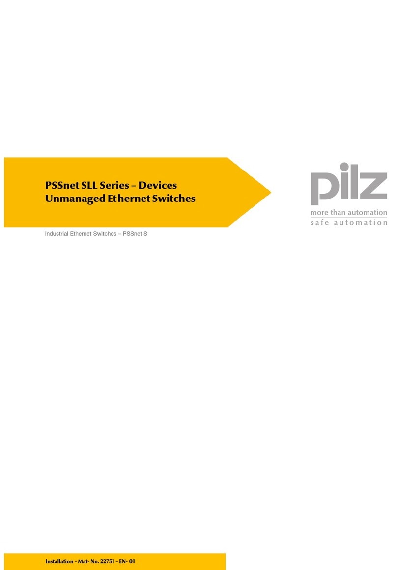 Pilz PSSnet SLL Series User manual