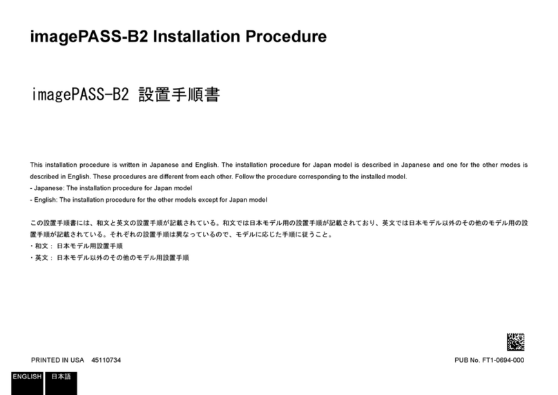 Canon imagePASS-B2 Operating and maintenance manual Canon imagePASS-B2 Operating and maintenance manual