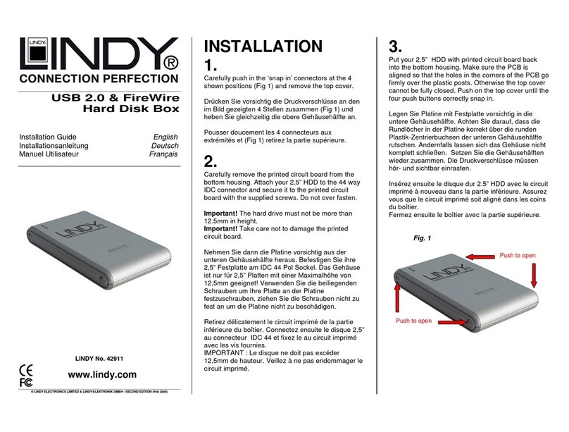 Lindy 42911 User manual
