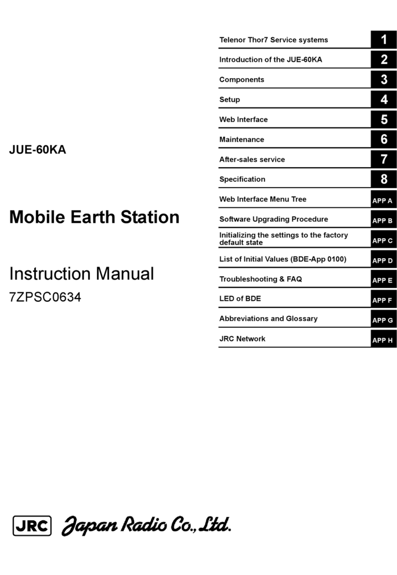 Japan Radio Co. JUE-60KA instruction manual