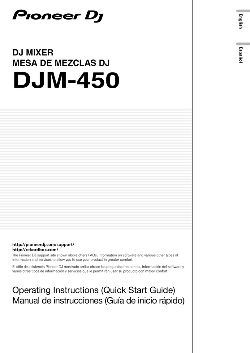 Pioneer DJM-450 User manual