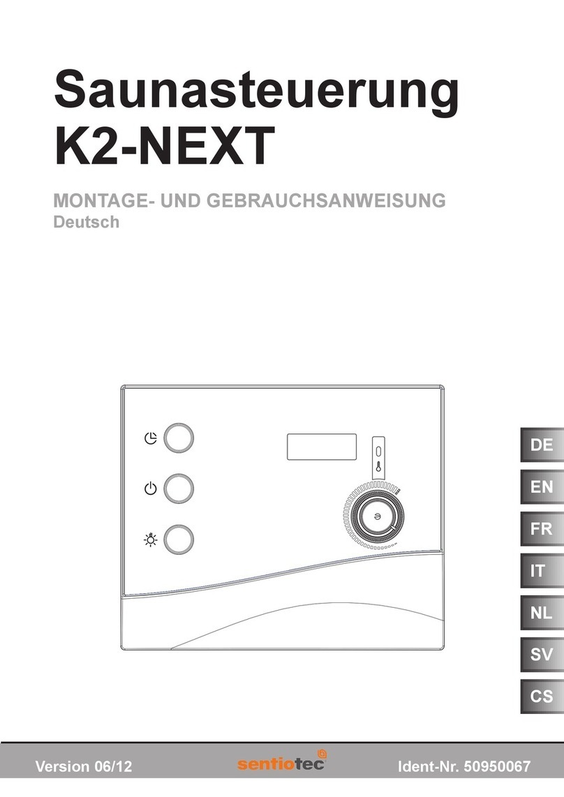 Sentiotec K2-NEXT Installation and operating instructions