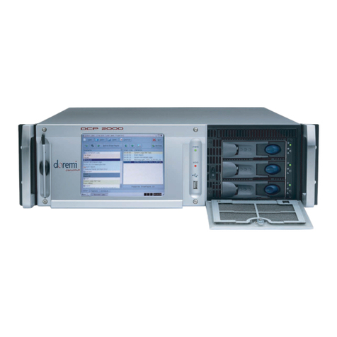 Doremi DCP-2000 Operator's manual