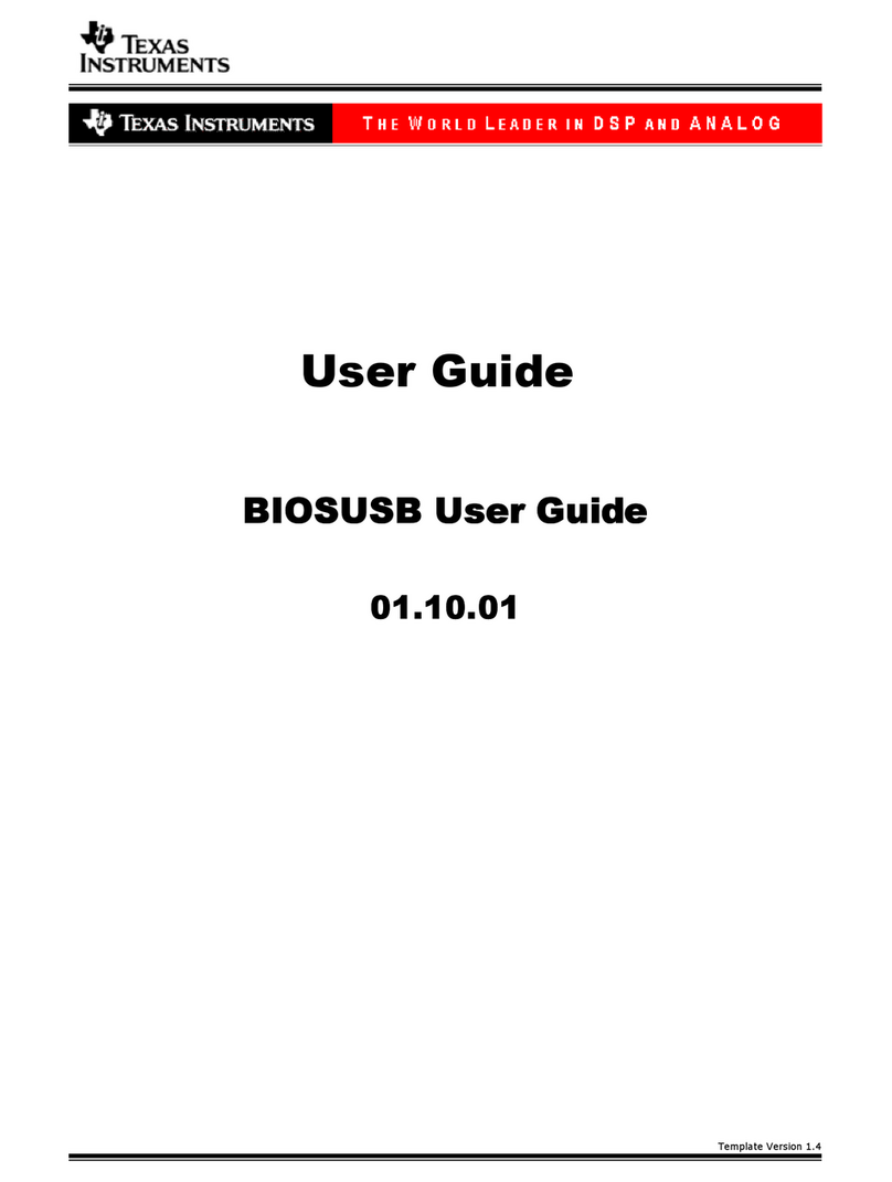 Texas Instruments BIOSUSB user guide