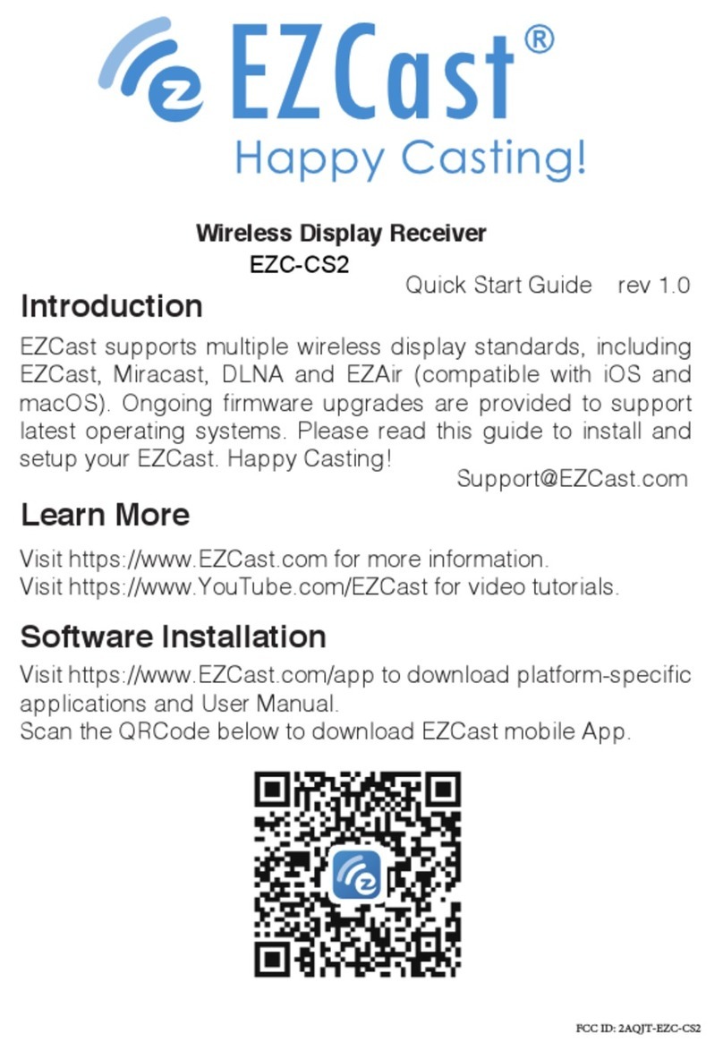 EZCast EZC-CS2 quick start guide