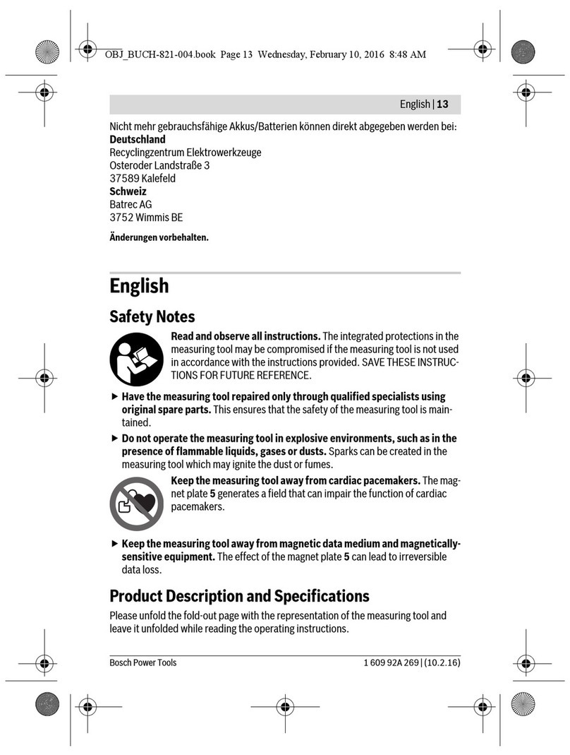 Bosch LR 2 User manual