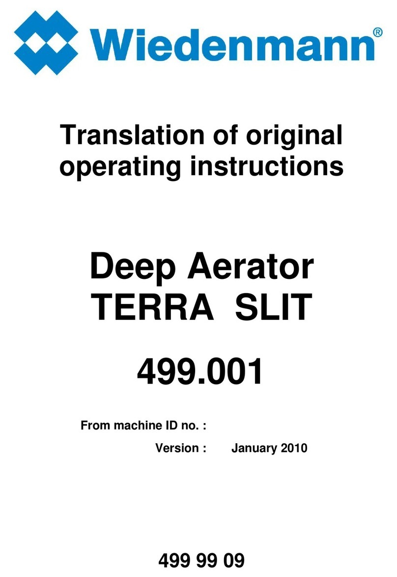 Wiedenmann TERRA SLIT operating instructions Wiedenmann TERRA SLIT operating instructions