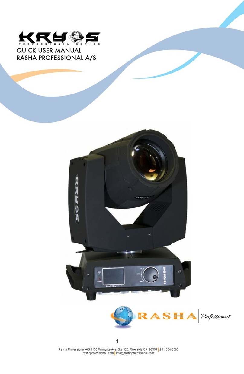 Rasha Kryos Pro Quick user manual