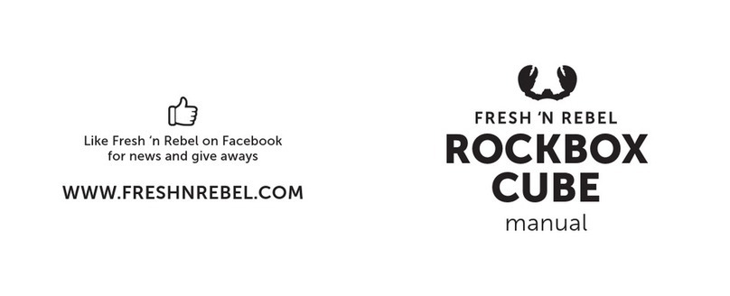 Fresh 'N Rebel Rockbox cube manual