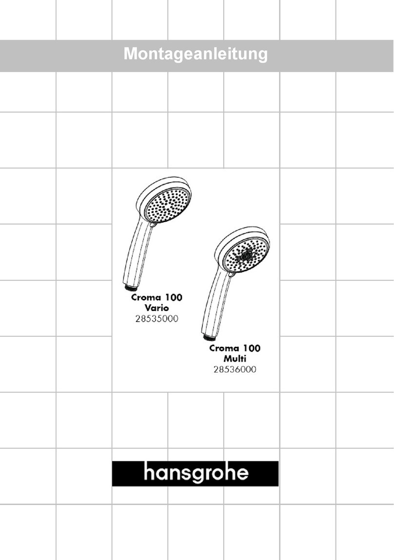 Hans Grohe Croma 100 Vario 28535000 User manual Hans Grohe Croma 100 Vario 28535000 User manual