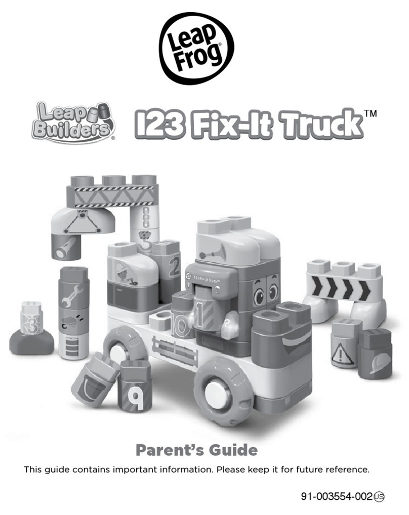 LeapFrog Leap Builders 123 Fix-It Truck Assembly Instructions