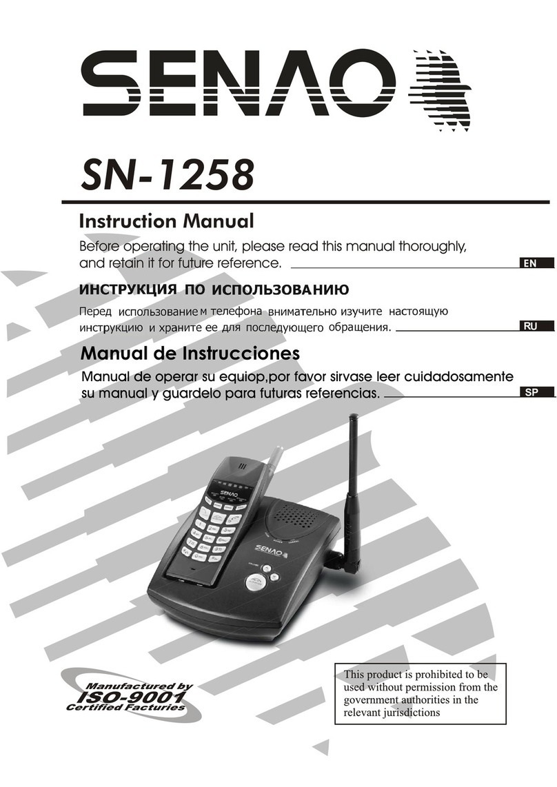 SENAO SN-1258 instruction manual SENAO SN-1258 instruction manual